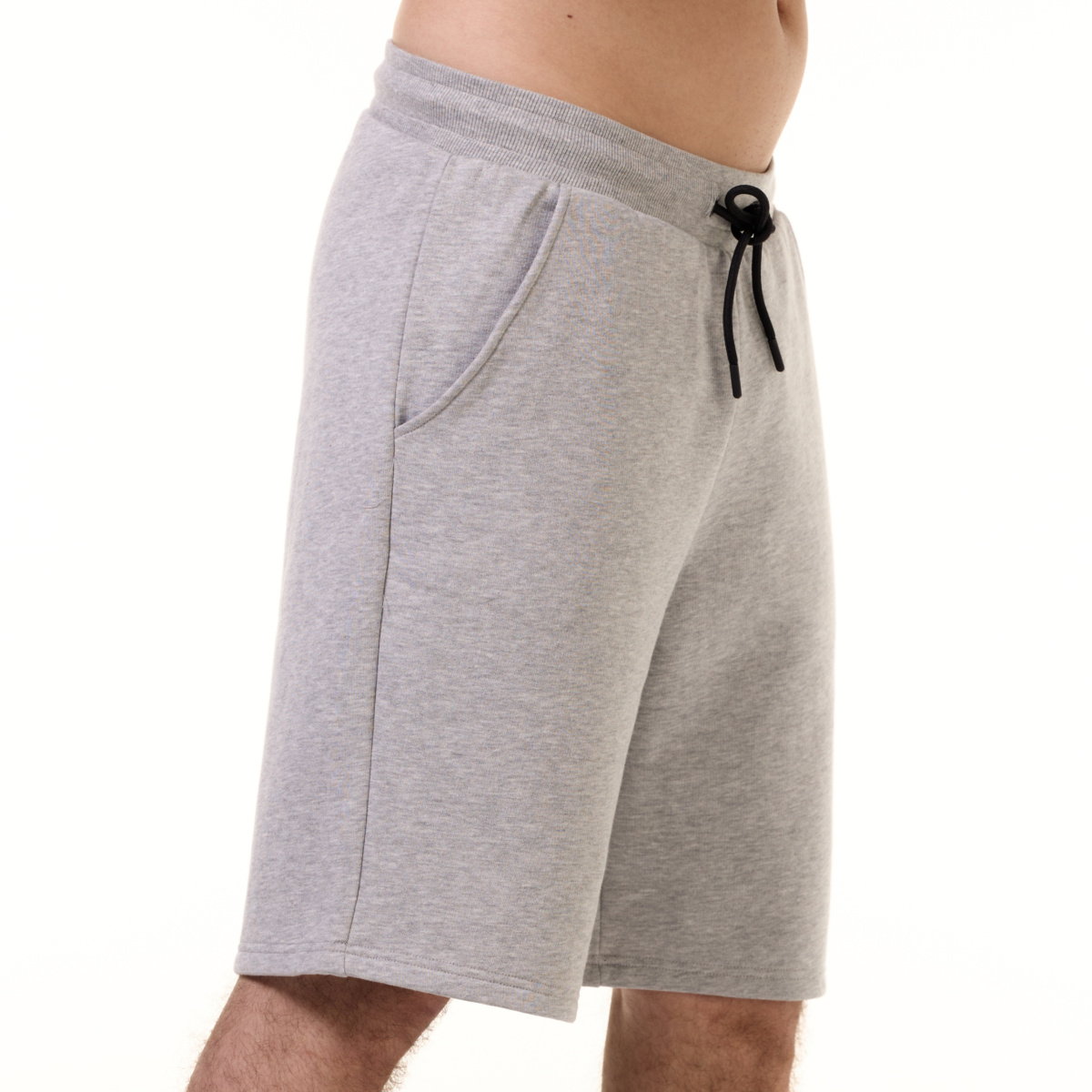 Grey sweat shorts for 2024 men